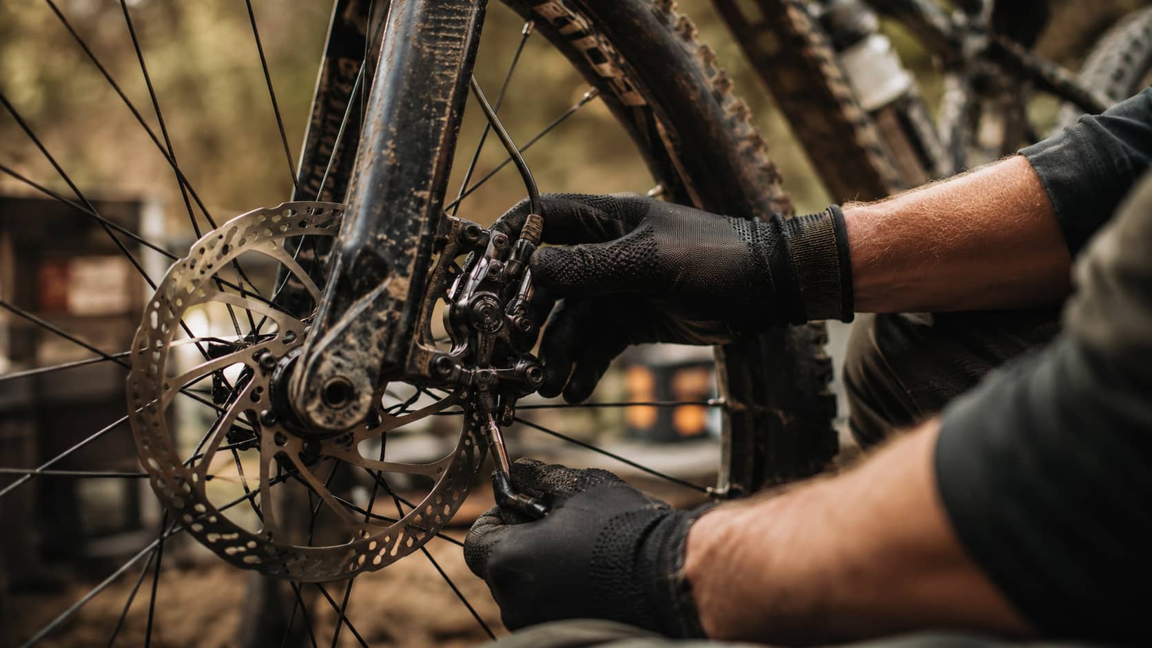 Vzdrževanje disk zavor na MTB kolesu