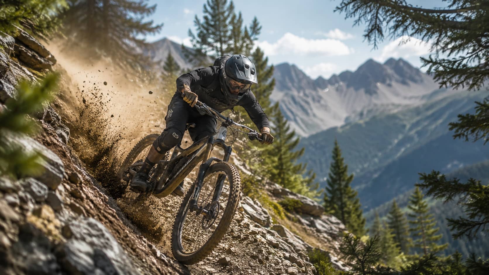Zaviranje na strmih MTB spustih: več nadzora brez blokiranja koles